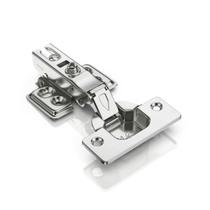 Dobradiça Armário 35mm Amortecedor Calco Fixo para Armarios