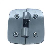 Dobradiça Automática Dupla V/v Vidro Direito 1129 Cromado Dobradiça Automática Dupla V/v Vidro Direito 1129 Cromado