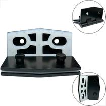 Dobradiça Batente Para Vidro Alvenaria 1118 Zamak Preto Dobradiça Batente Para Vidro Alvenaria 1118 Zamak Preto