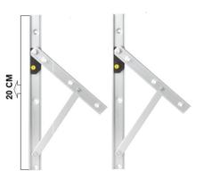 Dobradiça Braço Maxim-ar 20 Cm Janela Basculante - Fermax Dobradiça Braço Maxim-ar 20 Cm Janela Basculante - Fermax