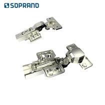 Dobradiça Caneco 35x10,0mm Calço Fixo H0 com Pistão Inox Polido - Soprano