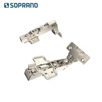 Dobradiça Caneco 35x11,5mm 1650 Calço H0 com Pistão com Click Níquel Soprano
