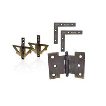 Dobradiça Cantoneira Trava Borboleta Para Janela