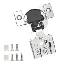Dobradiça Chibery 3D com Fechamento Suave 105 Níquel Acetinado, Kit com 2 Dobradiça Chibery 3D com Fechamento Suave 105 Níquel Acetinado, Kit com 2