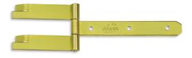 Dobradiça Chumbar 2 Hastes N-5 45cm Forsul para portão, porteira e porta Dourada