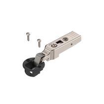 Dobradiça Clip Top para Porta de Vidro Reta Preta sem Tampa 75T4100 sem calço Blum Dobradiça Clip Top para Porta de Vidro Reta Preta sem Tampa 75T4100 sem calço Blum