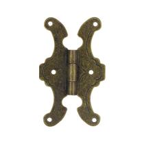 Dobradiça Colonial Borboleta Cor Ouro Velho - Kit 10 un Dobradiça Colonial Borboleta Cor Ouro Velho - Kit 10 un