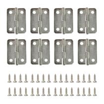 Dobradiça Com Parafuso M 2,4cm Para Artesanato - 40 Unidades Dobradiça Com Parafuso M 2,4cm Para Artesanato - 40 Unidades