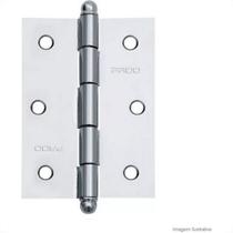 Dobradica Concept Blister Pado Aco Cromado 3521 - 3 Pecas - 3.1/2'' X 2.1/2'' Dobradica Concept Blister Pado Aco Cromado 3521 - 3 Pecas - 3.1/2'' X 2.1/2''