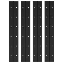 Dobradiça contínua EPHECH 4PCS 30cm em aço inoxidável preto 304 Dobradiça contínua EPHECH 4PCS 30cm em aço inoxidável preto 304