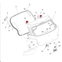 Dobradica Da Tampa Traseira Pecas Genuinas Gm Onix 2020 Em Diante 26306050 Dobradica Da Tampa Traseira Pecas Genuinas Gm Onix 2020 Em Diante 26306050