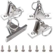 Dobradiça de convés, pacote com 4 unidades, Bimini Top 316, em aço inoxidável, VTurboway Dobradiça de convés, pacote com 4 unidades, Bimini Top 316, em aço inoxidável, VTurboway