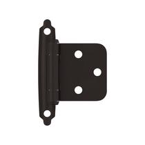 Dobradiça de gabinete Amerock, sobreposição variável, bronze polido a óleo, pacote com 10 Dobradiça de gabinete Amerock, sobreposição variável, bronze polido a óleo, pacote com 10