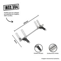 Dobradiça de Inox para Reparo Tampa tabua de Assento Vaso Sanitário - REF 58 - mahler Dobradiça de Inox para Reparo Tampa tabua de Assento Vaso Sanitário - REF 58 - mahler