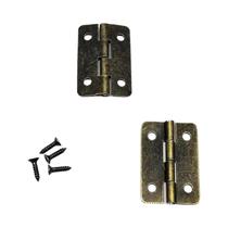 Dobradiça De Latão Antigo Para Caixa De Madeira, 12 Peças Com Parafuso Para Baú De Joias, Estojo De