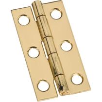 Dobradiça de latão National Hardware N211-235 5x2,5 cm, pacote com 2