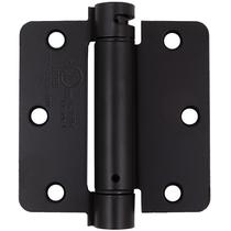Dobradiça de mola ajustável Stone Harbor Hardware 9 cm em preto fosco