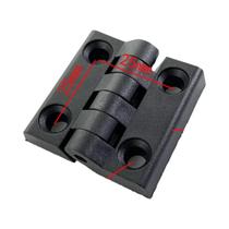 Dobradiça De Plástico Nylon Preta 10pcs/conjunto Para Móveis De Madeira E Hardware De Armário