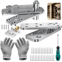 Dobradiça de porta oculta Dobradiça pivotante 259 kg de suporte de carga 304SS Dobradiça de porta oculta Dobradiça pivotante 259 kg de suporte de carga 304SS