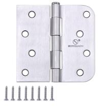 Dobradiça de porta SORGMACH de 10 cm de níquel acetinado para porta interior x12
