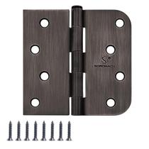 Dobradiça de porta SORGMACH Dobradiças interiores de 10 cm em bronze polido a óleo
