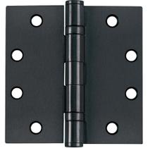 Dobradiça de porta Tell HG100330 Ball Bearing Matte Black 11x11 cm, pacote com 3 Dobradiça de porta Tell HG100330 Ball Bearing Matte Black 11x11 cm, pacote com 3