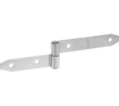 Dobradiça de Portão Haste Simples 32x4mm Parafusar 200mm 1 Unidade