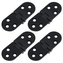 Dobradiça dobrável Antrader para mesa basculante, 8 x 3 cm, preta, 4 peças Dobradiça dobrável Antrader para mesa basculante, 8 x 3 cm, preta, 4 peças