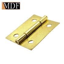 Dobradiça Dourada para Caixa de Madeira 2x2,5cm Artesanato