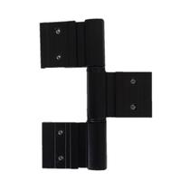 Dobradica encaixe 3 abas linha gold dob-828 porta lateral preto alumifix Dobradica encaixe 3 abas linha gold dob-828 porta lateral preto alumifix