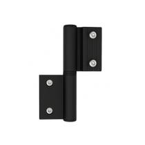 DOBRADICA ENCAIXE LINHA 25 SUPREMA SD773 107mm C/DESVIO PORTA ALUMINIO PRETO GM DOBRADICA ENCAIXE LINHA 25 SUPREMA SD773 107mm C/DESVIO PORTA ALUMINIO PRETO GM