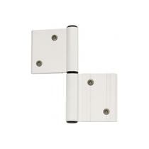 Dobradica encaixe linha 42 dupla sd-333 porta giro abrir aluminio branco gm Dobradica encaixe linha 42 dupla sd-333 porta giro abrir aluminio branco gm