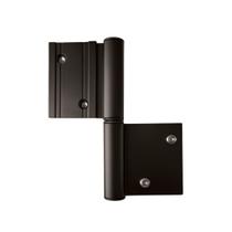 Dobradica encaixe linha 42 dupla sd-333 porta giro abrir aluminio preto gm