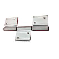 Dobradica encaixe linha 42 tripla sd-333 porta giro abrir aluminio fosco Dobradica encaixe linha 42 tripla sd-333 porta giro abrir aluminio fosco