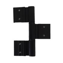 Dobradica encaixe linha gold tripla dob-828 porta giro abrir preto sm Dobradica encaixe linha gold tripla dob-828 porta giro abrir preto sm