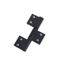 Dobradica encaixe tripla linha suprema porta aluminio abrir giro preto