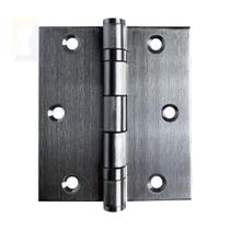 Dobradiça Escovada C-reto Inox Com Rolamento 3 ½ X 3