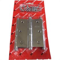 Dobradica Fama 1535 Ferro Cromado Bicromatizado 3.1/2 X 3 Com Anel Com 3 Pecas Dobradica Fama 1535 Ferro Cromado Bicromatizado 3.1/2 X 3 Com Anel Com 3 Pecas