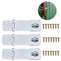 Dobradiça Fecho Portão Cadeado Gaveta Armário 4,5 03 Un Dobradiça Fecho Portão Cadeado Gaveta Armário 4,5 03 Un