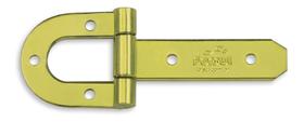Dobradiça Ferradura Haste Curta N-4 25cm Forsul para portão, porteira e porta Dourada