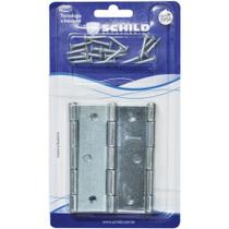 Dobradiça galvanizada 2.1/2 com 3 schild