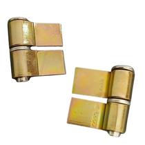 Dobradiça gonzo com aba N1 portão de ferro e aço kit 2 pçs