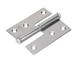 Dobradiça hamburguesa esquerda 80 mm mahler inox 304