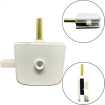 Dobradiça Horizontal Para Vidros Basculante Branco 1123 Dobradiça Horizontal Para Vidros Basculante Branco 1123