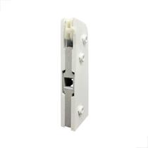 Dobradiça Inferior 1103 Porta Vidro Pivotante Metal Branco Dobradiça Inferior 1103 Porta Vidro Pivotante Metal Branco