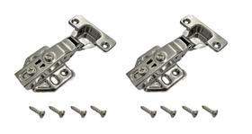 Dobradiça Inox Com Amortecedor Reta Baixa Soft Close C/ 2