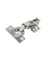 Dobradiça Inox Com Amortecedor Soft Close Curva Metalnox Kit 10