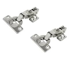 Dobradiça Inox Com Amortecedor Soft Close Curva Metalnox Kit2