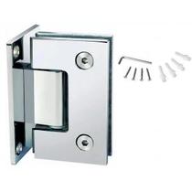 Dobradiça inox GV48 90º 1012 box vidro/alvenaria cromada