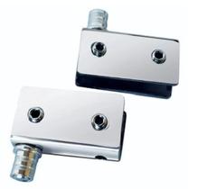 Dobradiça inox para rack com porta de vidro de 4 a 8mm Dobradiça inox para rack com porta de vidro de 4 a 8mm